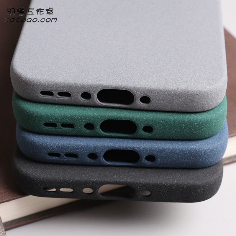岩砂软壳适用OPPOFindX8S+手机壳粗磨砂颗粒手感防指纹FindX9Pro大孔镜头简约纯色全包硅胶不会黄ins风Ultra