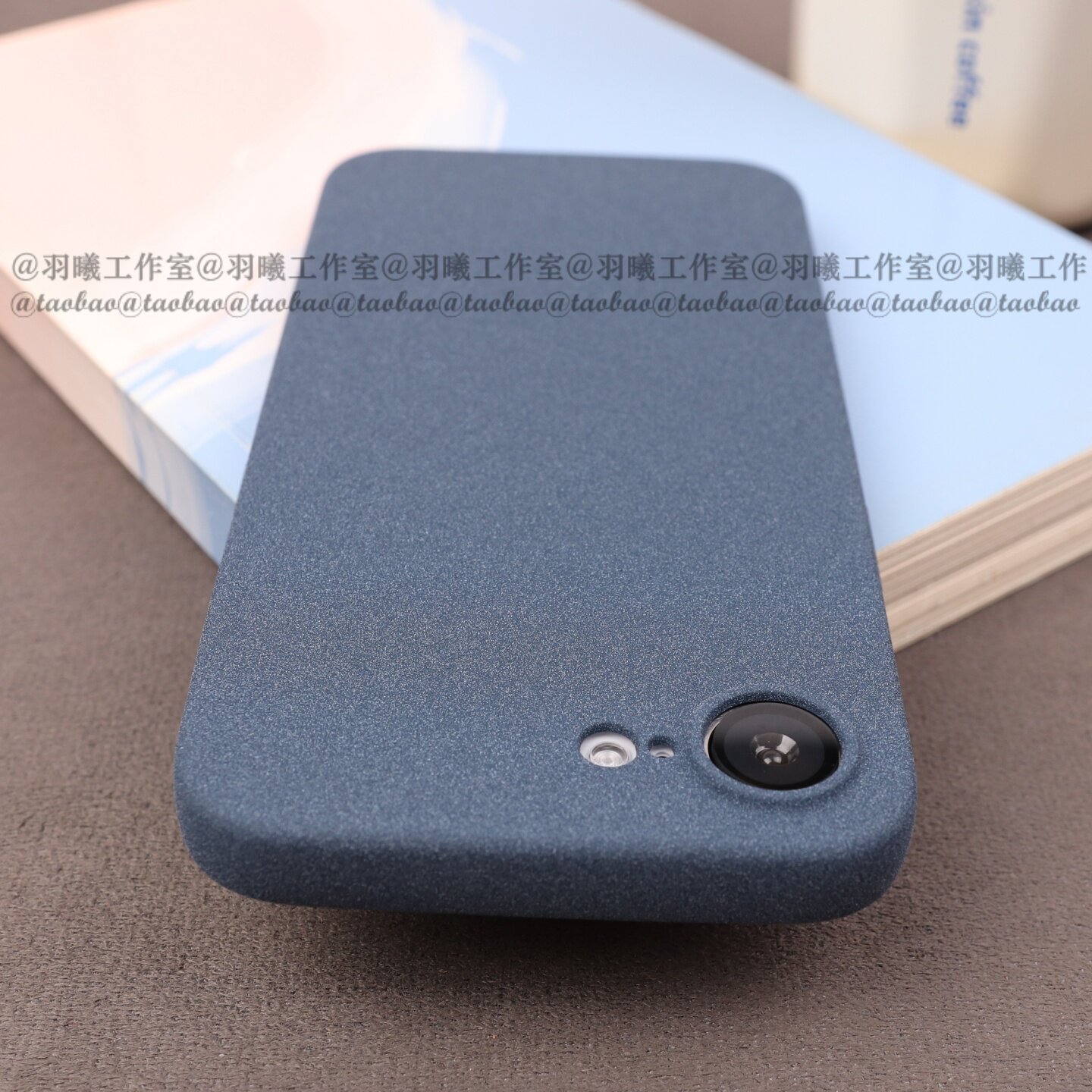 ins冷淡风颗粒粗糙细磨岩砂软壳适用苹果iPhone17e手机壳17ProMax硅胶Air保护套16e防指纹15简约蓝色14/13/12