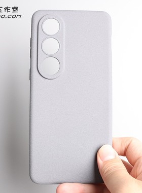 岩砂软壳适用一加Ace3V手机壳磨砂防指纹OnePlusAce2Pro保护套Ace5Pro全包圆弧边精孔硅胶网红ins纯灰色简约