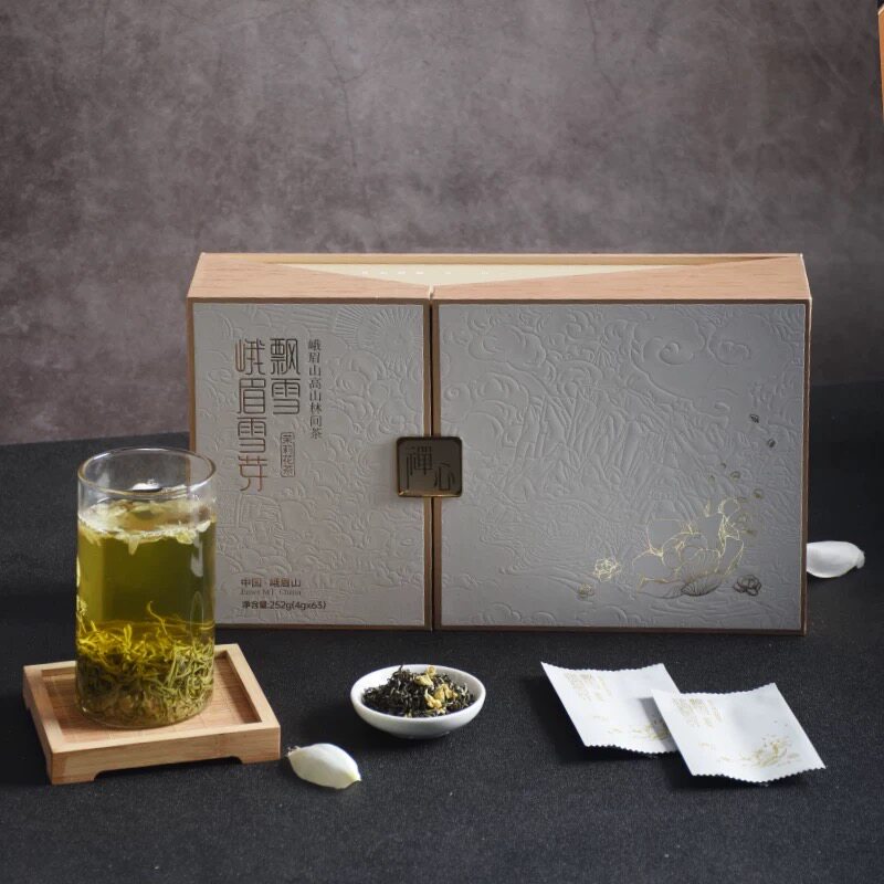 2026新茶峨眉雪芽 飘雪禅心252g 四川峨眉山茉莉花茶顺丰包邮