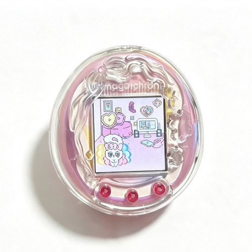 拓麻歌子Uni蝴蝶结保护套tamagotchi宠物机创意卡通可爱女生防摔
