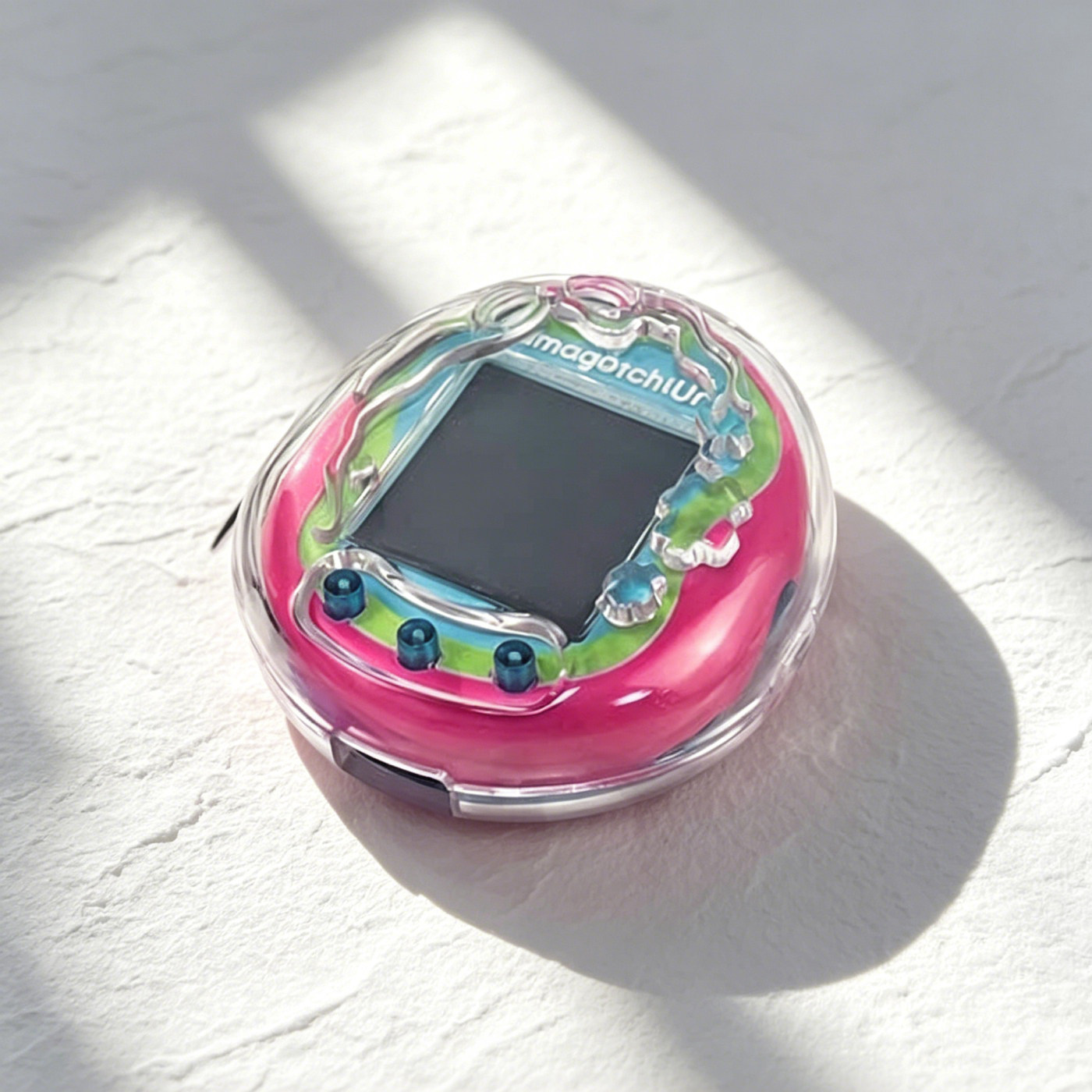 适用拓麻歌子Tamagotchi Uni电子宠物机保护套PC花纹款防摔透明壳图片
