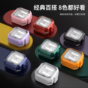 跨境适用Galaxy Buds4防摔保护壳透明战甲锁扣三星Buds4pro耳机套