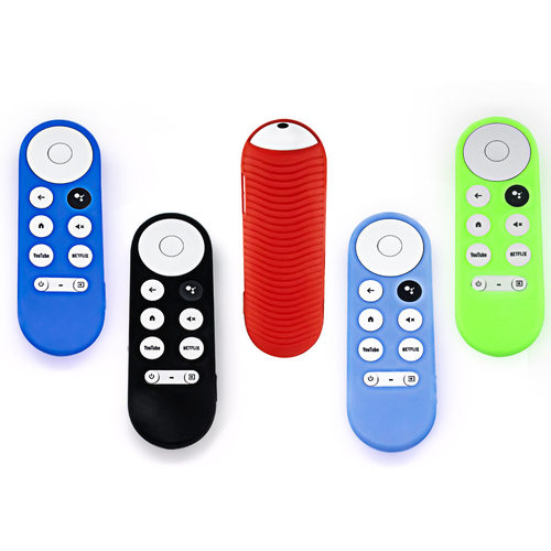 适用于谷歌Google Chromecast电视遥控器硅胶保护套防摔壳带挂绳