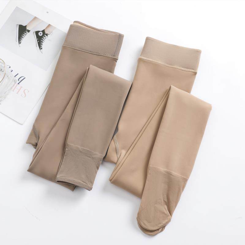 光腿神器小个子春秋丝袜145cm加绒打底裤冬季肉色150矮个子水光袜