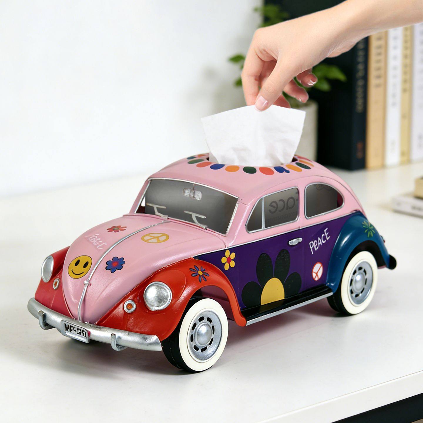 复古铁艺甲壳虫汽车老爷车模型创意纸巾盒抽纸盒酒吧餐厅装饰摆件,家居饰品,装饰纸巾盒,淘宝优惠券,粉丝福利购,淘宝优惠卷