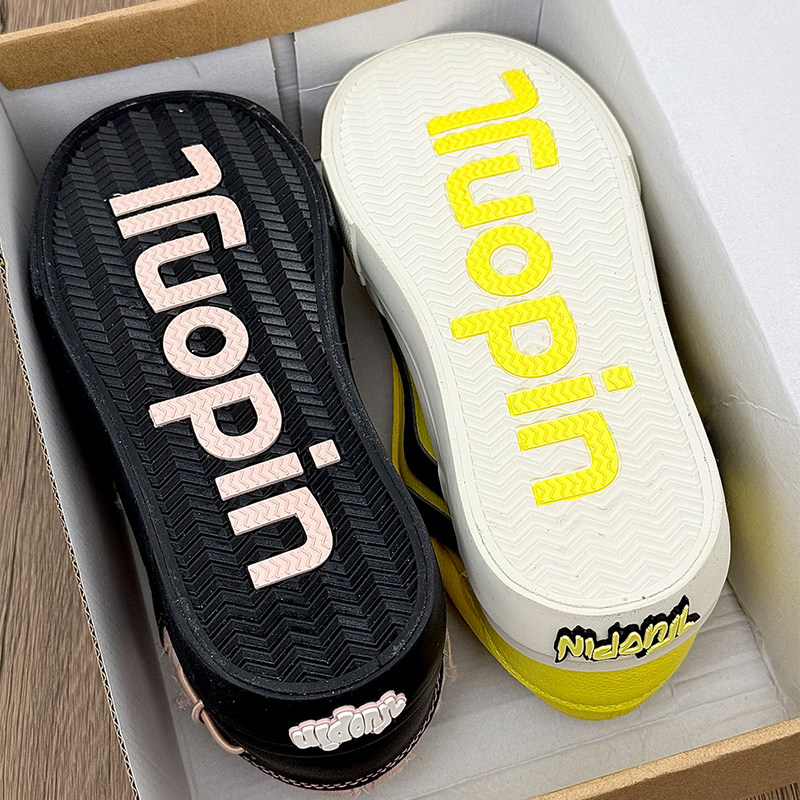 鮀品鞋子女款2026新款爆款春季透气帆布鞋厚底增高德训鞋休闲板鞋