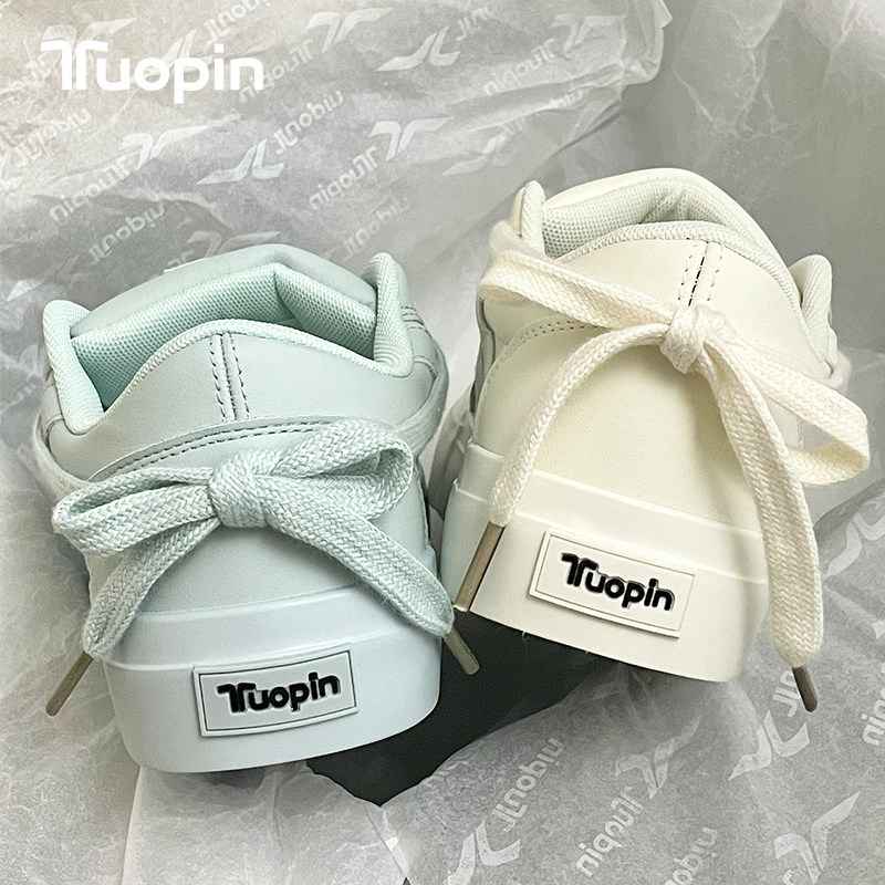 鮀品厚底小白鞋女2026春季新款爆款百搭板鞋增高ins潮休闲运动鞋