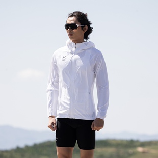 BODYWIT身体智慧逐光男款可呼吸防晒轻量跑步风衣透气速干皮肤衣
