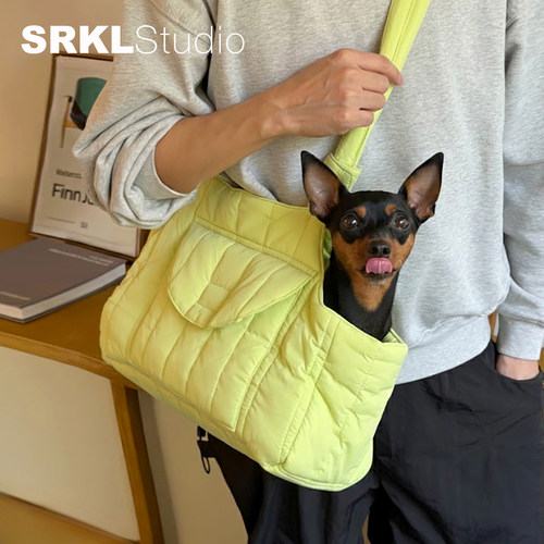 云感尼龙宠物外出包小型犬适用