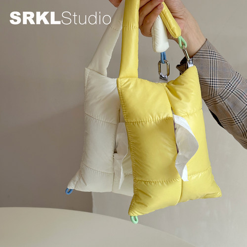 SRKLstudio纯色尼龙纸巾收纳袋