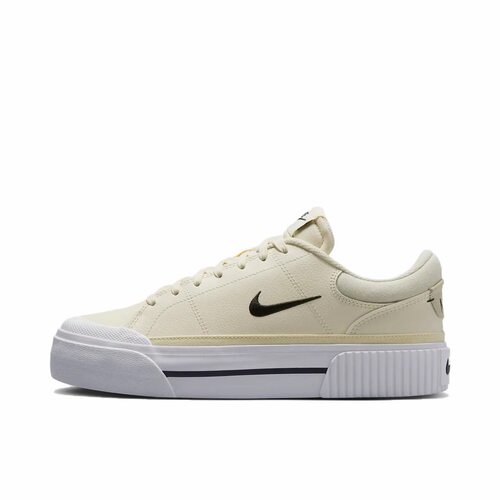 Nike Court Legacy 时尚舒适百搭减震耐磨板鞋女款黄黑FV5526-101