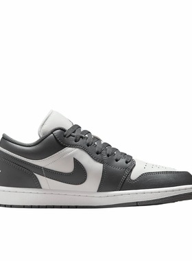 Air Jordan1板鞋运动休闲鞋复古潮流深灰色/纯白色 JL 553558-044