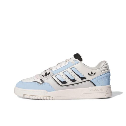 adidas  经典复古 舒适百搭 低帮 板鞋 男女同款 蓝黑白色JI2073