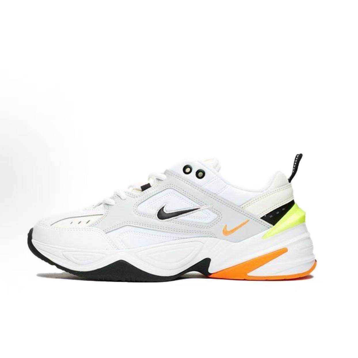 瑕疵Nike M2K 低帮防滑百搭老爹鞋 男女同款白橙黄 AV4789-004 BL