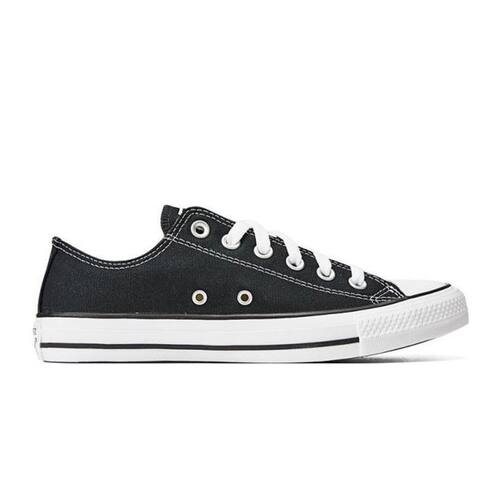 Converse All Star 防滑耐磨低帮帆布鞋 男女同款 黑白 101001 bl