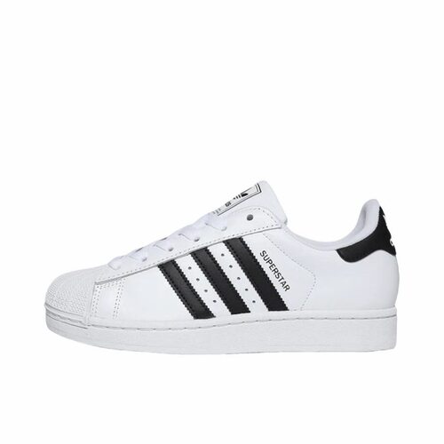 adidas 圆头设计 经典复古 舒适百搭 低帮 板鞋 黑白色FV3284