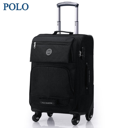 正品保罗行李箱万向轮牛津布24寸拉杆箱20寸登机箱polo大容量箱子 - 封面