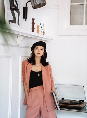 现货女款春夏简洁西装欧美外套
