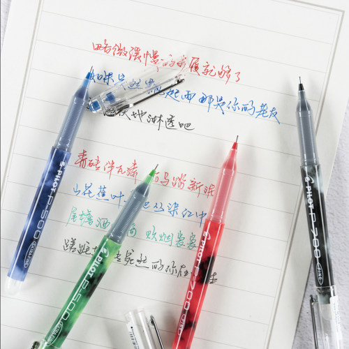 百字助手速干黑色大容量中性笔