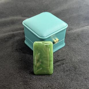 J老 和田玉面包牌吊坠 多样性发货 30mm V410 约50