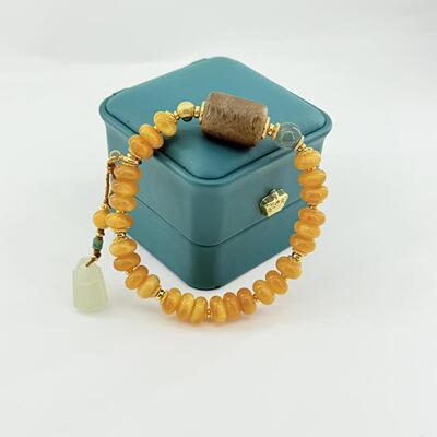 S925蜜蜡蜜蜡手串-约9mm-多样性发货- HQS春-V2230