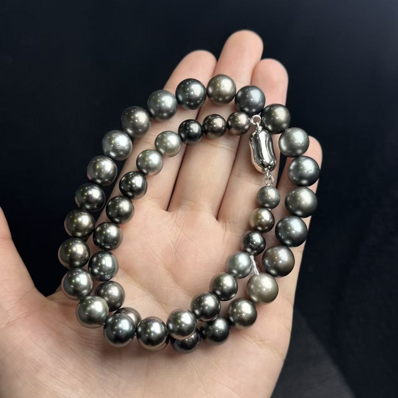 海水珍珠大溪地珍珠项链约8-10mm，多样性发货-ZG珍，B4983