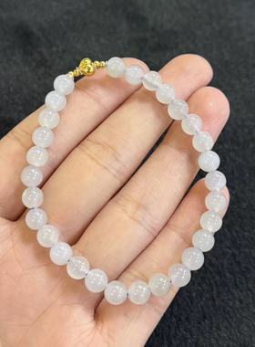 和田玉烟紫手串-约6mm-多样性发货- S和 Y9569