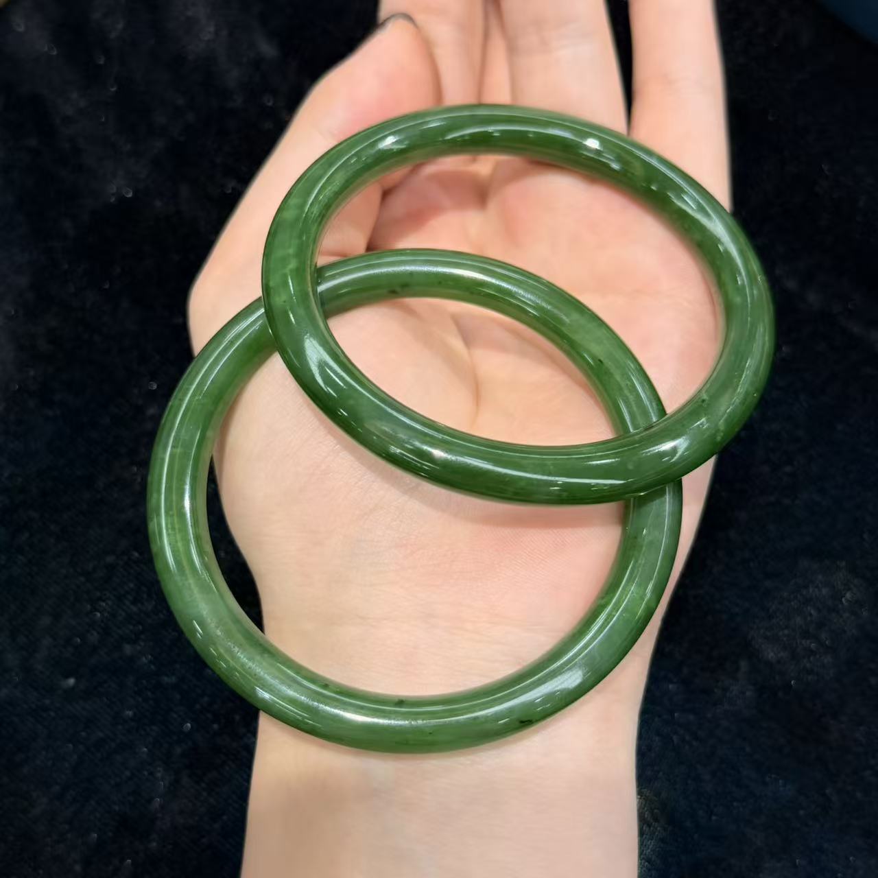 和田玉手镯-约7×8mm-多样性发货-YBY小-A1040