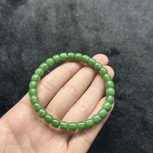 F利B1466 多样性发货 和田玉直切手串 约7mm