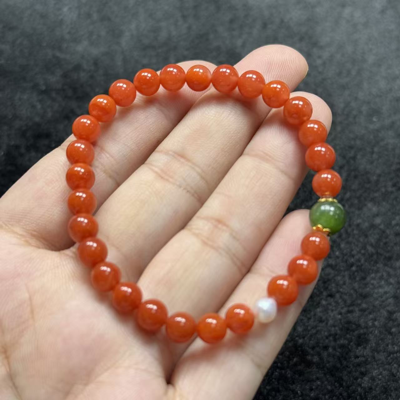 南红（玛瑙）南红手串-约6mm-多样性发货-PH臻B2041