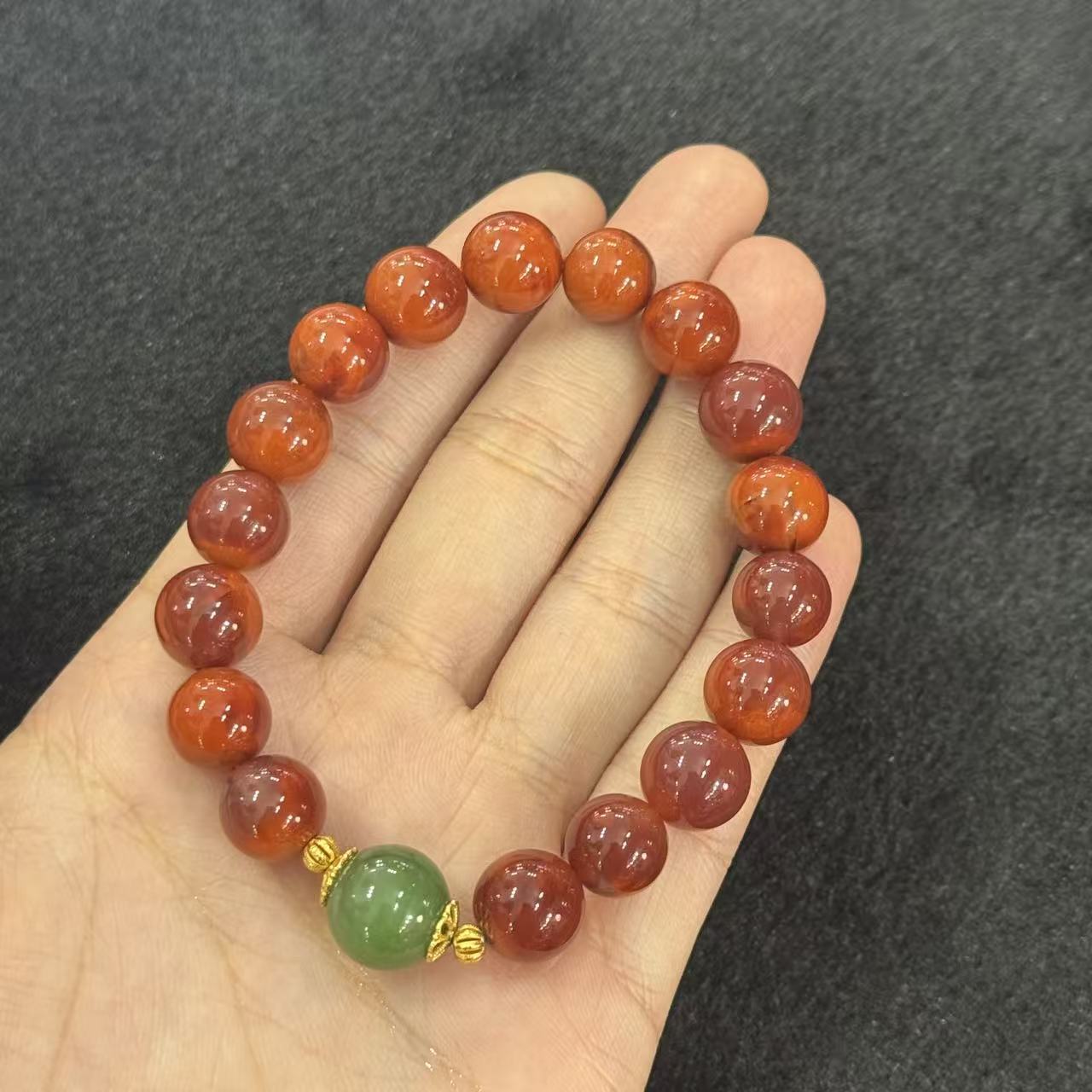 南红（玛瑙）DIY单圈手串--多样性发货-H祥-B2813