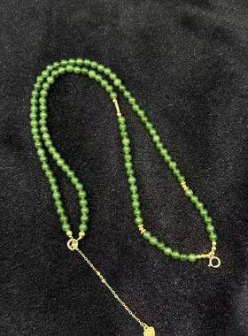 s925银和田玉项链-约4mm-多样性发货-Y华-Y9705