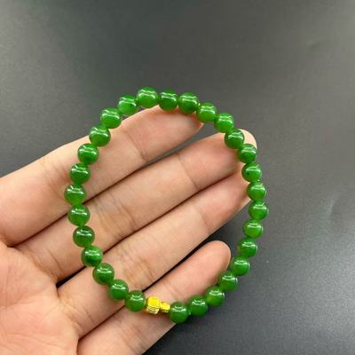 和田玉手串-约6mm-多样性发货- Y欣-A3446