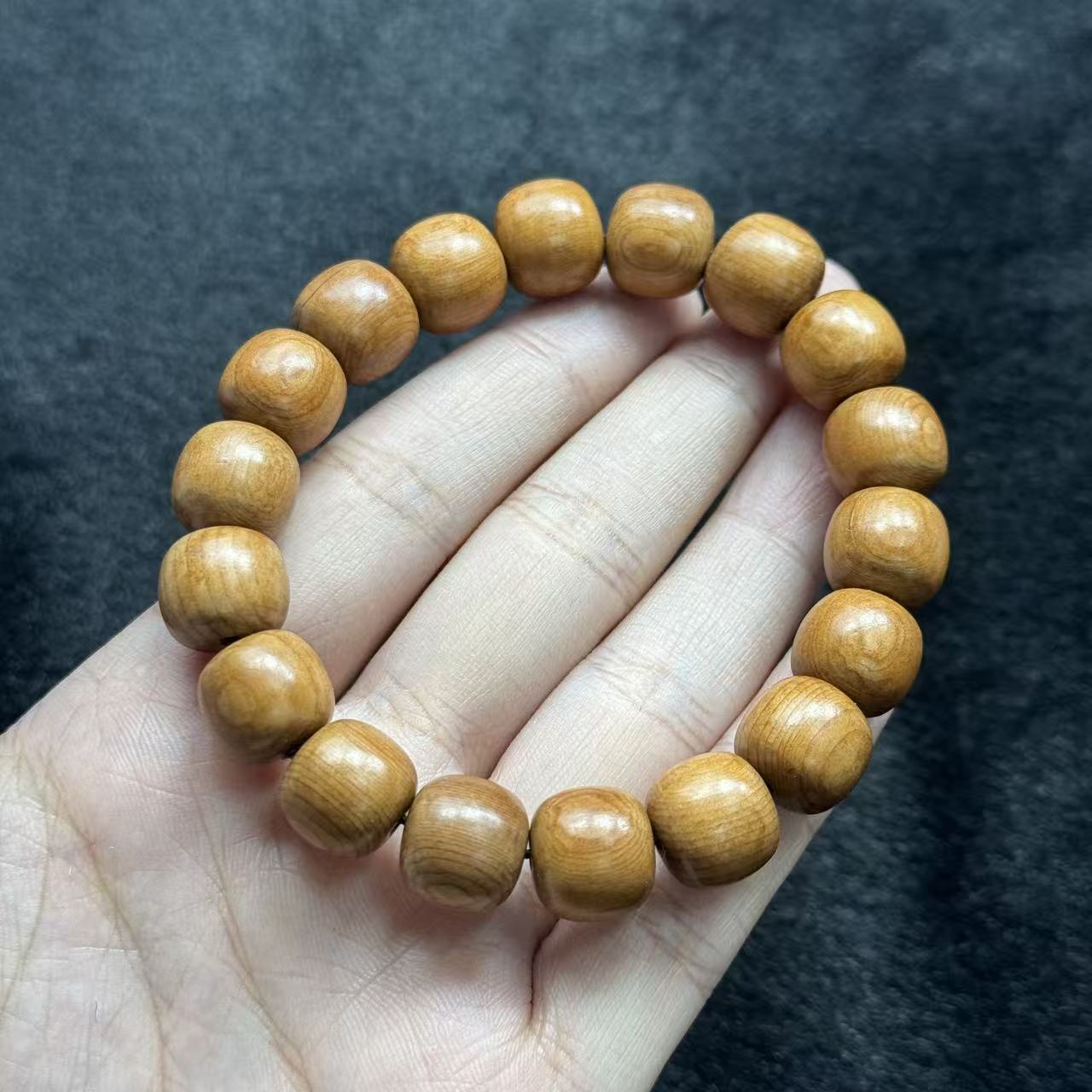 红豆杉桶珠手串珠串-约11*12mm-多样性发货-Q九B1638