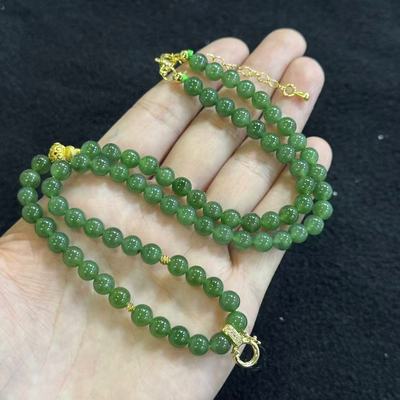 和田玉碧玉万能链-约6mm-多样性发货-Y欣Y5378