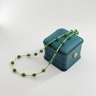 H中 多样性发货 V389 约6mm 绿玛瑙项链