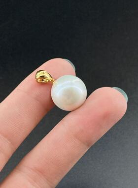 18k淡水珍珠龙珠吊坠-约14mm-多样性发货-ZG珍-A2152