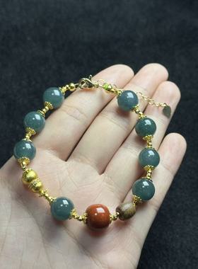 翡翠DIY手链-约10mm-多样性发货-B冰-A4188