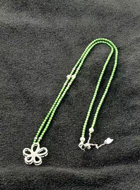 s925翡翠调节链-约3mm-多样性发货-L银-V306