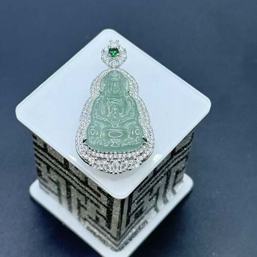 翡翠吊坠-约42*22*7MM-多样性发货- LF鑫-V3454