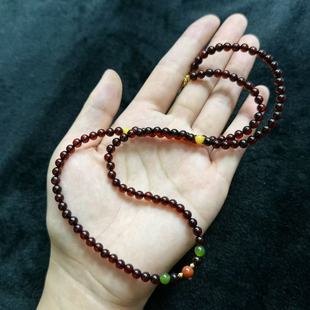 F展B1541 多样性发货 血珀项链 约4mm