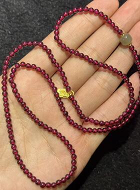 石榴石项链-约3mm-多样性发货-S优-Y5728