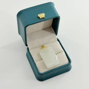 约32 YSP金 多样性发货 V560 7mm 18k和田玉吊坠