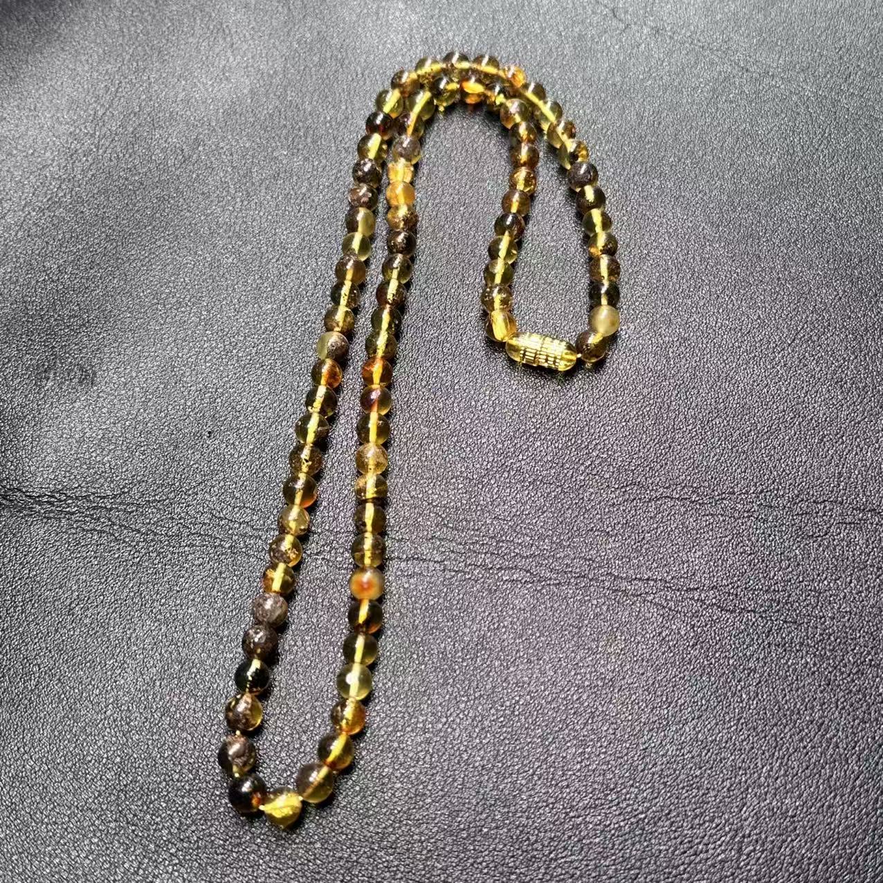 琥珀多圈手串-约6mm-多样性发货-HL名-Y2070