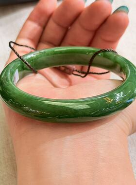 和田玉手镯-约12*8mm-多样性发货-H泰-A119