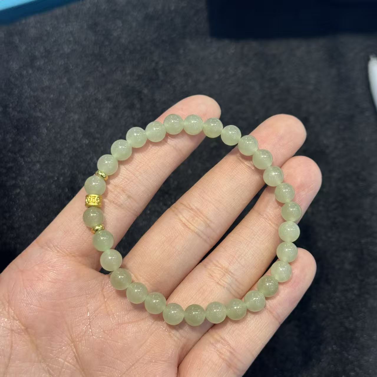 和田玉手串-约6mm-多样性发货-Y华-Y9713