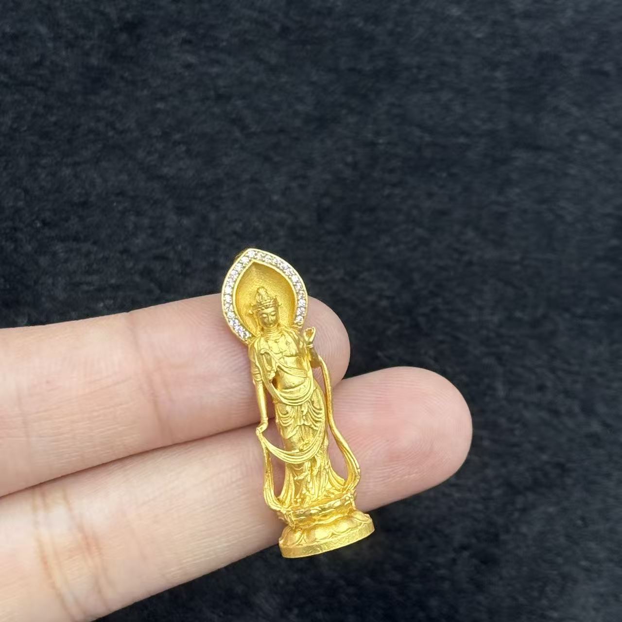 925银观音吊坠-约32*10mm-多样性发货-D九-B1047