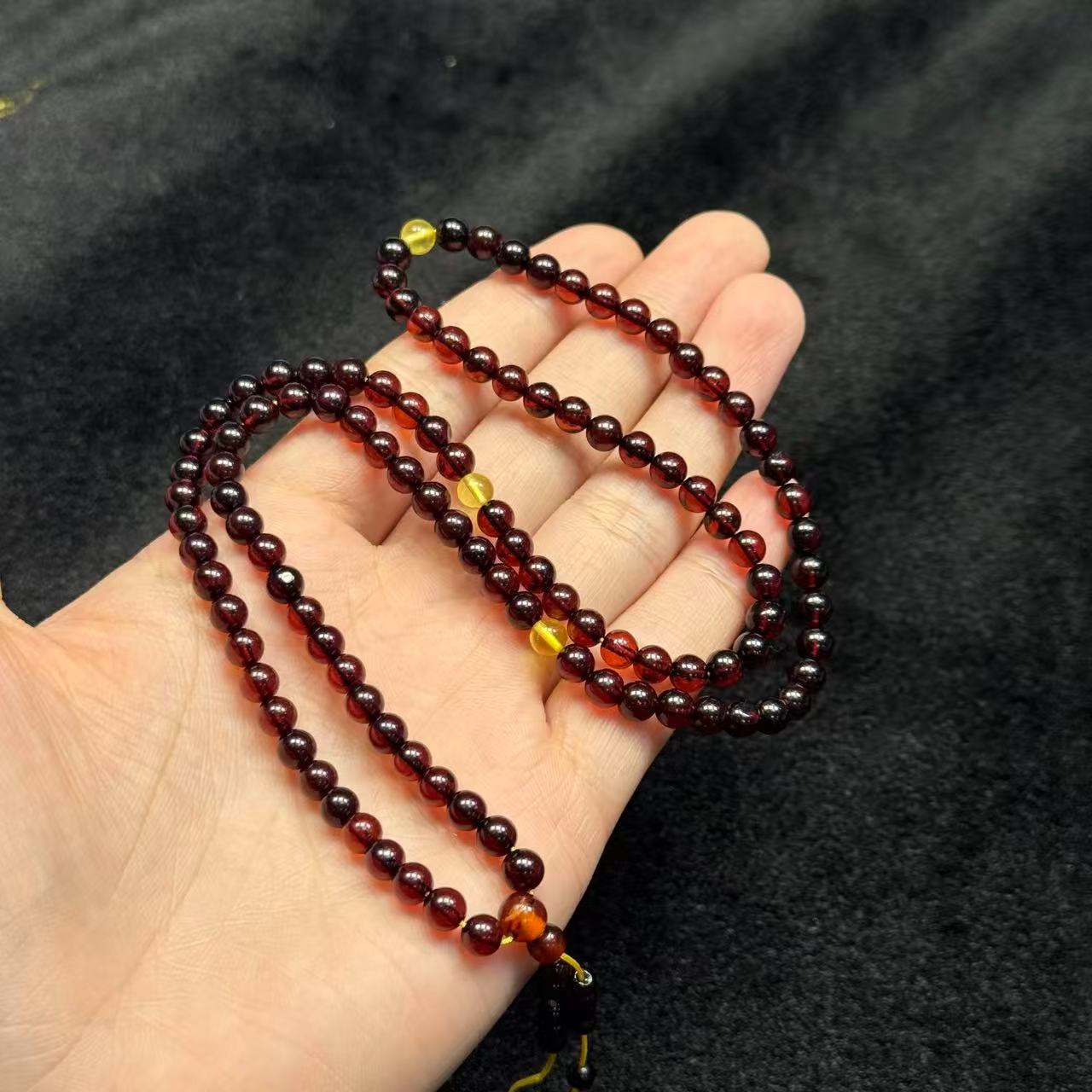 血珀项链-约4mm-多样性发货-HL名 B450