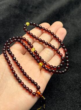 血珀项链-约4mm-多样性发货-HL名 B450